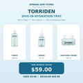Torriden DIVE-IN Hydration Trio with toner 300ml, serum 50ml and Soothing Cream 100ml — $59.00 offer